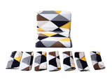 8PCS Stretchy Covers for Dining Room Polyester Removable Washable Universal Stylish Parson V1294-YM0901-3117230390113