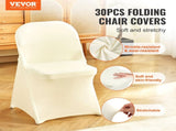 VEVOR Stretch Spandex Folding Chair Covers, Universal Fitted Chair Cover, Removable Washable V952-YTXYB30PCSDKN2AUVV0