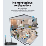 UL-tech Wireless CCTV Security System 8CH NVR 3MP 8 Bullet Cameras 2TB CCTV-WF-CLA-8C-8B-2T