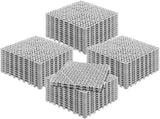 Modular Interlocking Cushion, 50 Pack 30 x 30 cm Splicing Mats, Soft PVC Interlocking V952-HZXSJDD1212YF0ZXDV0