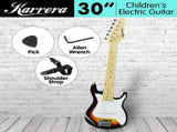 Karrera Childrens Electric Guitar Kids - Sunburst ECP-3W-3TS