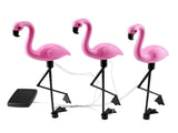 3 In 1 LED Flamingo Solar Power Light for Outdoor Waterproof Yard Garden Lawn Lamp V1294-YM0727-ZM00583