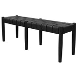 Elliot Leather Bench V199-BE12535WLHBW