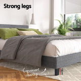 Artiss Bed Frame Queen Size Grey NEO BFRAME-E-NEO-Q-GY-AB