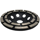 Diamond Grinding And Sanding Disc, 125Mm X 22.23Mm Double ROw Diamond Abrasive Wheel, For Grinding V1188-MS-227-2001