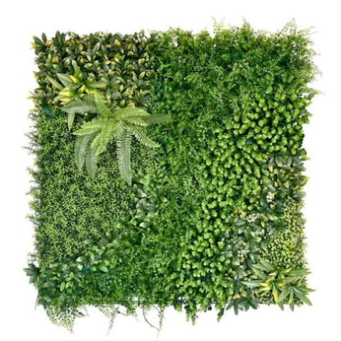 YES4HOMES 1 SQM Artificial Plant Wall Decor Grass Panels Vertical Garden Foliage Tile Fence 1X1M V278-1-X-CCGA110-GREENPLANT