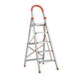 Giantz 5 Step Ladder Multi-Purpose Folding Aluminium Light Weight Non Slip Platform LD-H-ALU-5STEP-OS