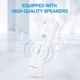 Wii Remote ,2 Wii Controller Compatible with Wii and Wii U Console Wii Remote Controller with Shock V1366-AZ2-W-11296
