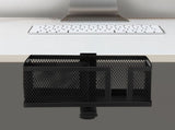 Black Desktop Organizer with Multiple Compartments for Home Office, Tech Accessories, and Stationery V1370-AZ4-14784