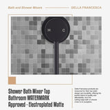Single Round Shower Bath Mixer Tap Bathroom WATERMARK Approved V63-847931