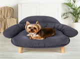 Pawz Elevated Pet Dog Cat Sofa Bed Couch L Size Grey PT1252-L-GY