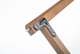 Bamboo Foldable Camping Table 2 Chairs Waterproof Wood Wooden Travel Set Kit V563-1X75623_2X75622