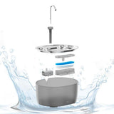 3.2L Pet Automatic Water Fountain Dog Cat Auto Water Dispenser V1263-JX-6835