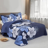 Lavish Quilted Coverlet and Pillowcases Set: Luxurious Comfort for Your Bed - Queen size V745-MAC080647Q13U