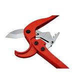 63mm PVC Pipe Cutter Plumbing Stailess Steel Blade Ratchet Mechanism Red V1369-AZ3-W-21131