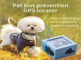 Green Real-Time Pet GPS Tracker Locator - Magnetic Charging, Multi-Mode Positioning for Dogs & Cats V888-ELOSUNG24651