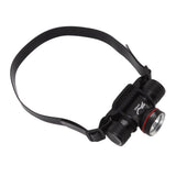 Diving Headlamp 1500LM Yellow Light LED Diving Head Lamp IPX8 Waterproof Underwater 80m Depth V1294-YM0626-3119220184411