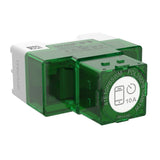 Iconic Series 10A Push Button Wiser ControlLink Smart Switch Module, Green V1202-V1-CLI41E10PBSWMVW