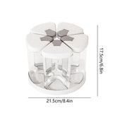 Airtight Food Storage Container, Rotating Cereal Dispenser, Clear Pantry Organizer for V1366-AZ2-W-23560