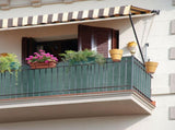 Fence fabric, privacy screen for garden fences & balcony railings, HDPE fabric, UV-stabilized, V1237-ZY-203-4105