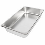 Commercial Stainless Steel GN 1/1 100mm Deep Gastronorm Bain Marie Buffet Steam Table Food Pan with V324-1-1GNPAN-10CM-WLID