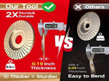 5PCS Angle Grinder Wood Carving Disc Set, Polishing Wheel Pad Sanding Disc for Wood, Stump Grinder V1107-146-91425