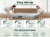 20cm Giselle Mattress King Green Tea Mattresses MATTRESS-B-MINT-20-K