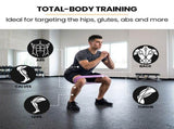 PROFLEX 3-Piece Hip Resistance Band with Storage Bag, Green, Pink, Purple Pack V219-FTNRBSFT3GPA