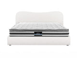 Giselle 21cm Bonnell Pillow Top Mattress Artiss Double Boucle Bed Frame Set MABF-0754-DARA-D
