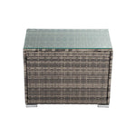 Grey Wicker End Table V264-OTF-530S-LGR-1