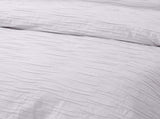 Vintage Design Homewares Malvern White Cotton Quilt Cover Set Double V442-HIN-QUILTCS-MALVERN-WHITE-DS
