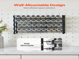 Spice Rack Organizer for Cabinet, Spice Organizer with 36 Empty Spice Jars, Lids, Spice Labels, and V952-TMSDLJTZCF36S586YV0