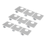30Pcs Cabinet Hinge Repair Plate Accurate Rugged Stainless Steel Cabinet Hinge Repair Board Kit for V1294-YM0901-3114230145711