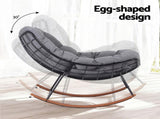 Gardeon Outdoor Rocking Chair Furniture Papasan Recliner Garden Patio Lounge Setting ODF-ROCK-ST-GE
