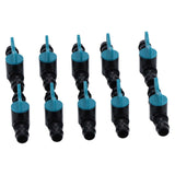 50PCS Drip Irrigation Shut Off Switch Valve Double Barbed Ball Valve for Agricultural Garden V1294-YM0901-3111210175911