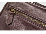 Large Capacity Women's Top-Grain Leather Tote Vintage Soft Leather Shoulder & Crossbody Bag for V1232-DRLDJB-001