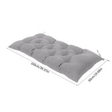 Indoor Outdoor Swing Cushion Replacement Pad, Thick Patio Chair Cushion for Garden Furniture V1366-AZ2-W-14861