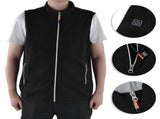 Heated Vest Winter Washable USB Powered Round Neck Electric Vest for Outdoor Camping HikingS V1294-YM0714-3113210232111