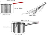 Small Deep Fryer - Deep Fryer - 1.2l - With Kitchen Clip - Oil Saving - Suitable For Gas And V1188-MS101-01599-1