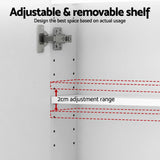 Cefito Bathroom Mirror Cabinet Medicine Shaving Arch Wall Hung 450x900mm White BV-MC-4090R-WH