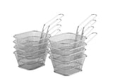 8Pcs Mini Stainless Steel Chips Deep Fry Baskets Food Presentation Strainer Potato Cooking Tool V1294-YM0722-JYB01297