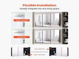 Medicine Cabinet, 25.5 x 40 inch, Medicine Cabinet for Bathroom with Mirror, Aluminum Frame Bathroom V952-JXYJJXJ25540X2HYLV0