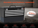 Metal Tool Box, 20.5-inch, Portable Metal Tool Box with 4 Drawers, Small Tool Chest with EVA Liners, V952-CTSBXSGJX20ILXNNKV0