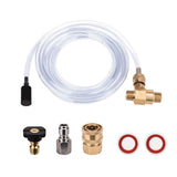 Chemical Injector Soap Dispenser Kit 3m Hose 3/8 Quick Connect Adjustable Flow Valve Aspirator V1192-AZ-W-30828