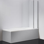 180 Degree Pivot Door 6mm Safety Glass Bath Shower Screen 1200x1400mm By Della Francesca V63-830121