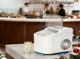 Desktop Ice Maker, Produces Ice in 6 Minutes with a Capacity of 26 Pounds, Energy-Saving 30% and V1102-TSZBJ003