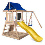 Lifespan Kids Hazelbrook Swing Set & Play Centre with 1.8m Slide V572-LKPC-HAZEL-YL