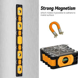 Foldable Aluminum Level Tool High Accuracy Measurement Rustproof Compact Storage Suitable For V1192-AZ-W-23376
