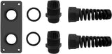 PG16 Cable Gland with Anodized Aluminum Base Antirust Anti-corrosive Waterproof IP68 Nylon Joint V1259-DP01-A-1276