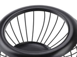 Coffee Pod Storage Basket Black with Letters Large Capacity Iron Rust Proof Stylish Modern Beveled V1294-YM0901-3118240157411